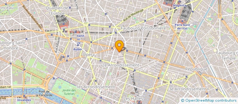 localisation de l'entreprise BUREAU ASSUR PARTICUL ARTISANTS COMMERC  PARIS