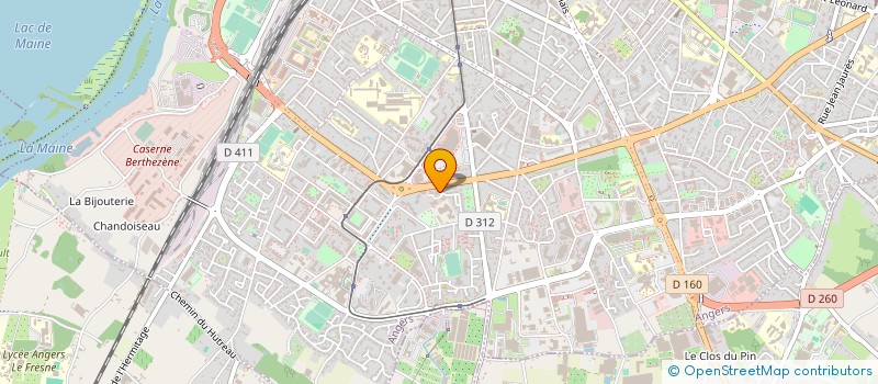 localisation de l'entreprise BUREAU-CASH à ANGERS