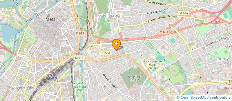 localisation de l'entreprise BUREAU CENT CONTENTIEUX PROFES à METZ