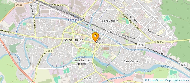 localisation de l'entreprise BUREAU CENTRAL DU LOGEMENT à SAINT-DIZIER