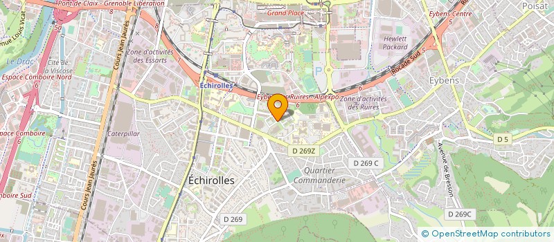 localisation de l'entreprise BUREAU CHARDON ET ASSOCIES à ECHIROLLES