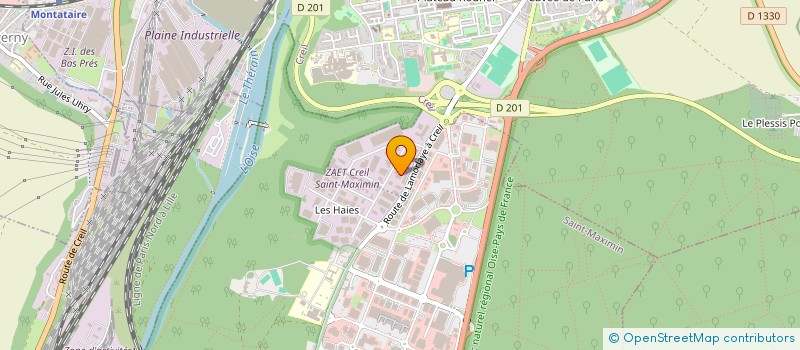 localisation de l'entreprise BUREAU COMMERCIAL NORD PICARDIE à CREIL