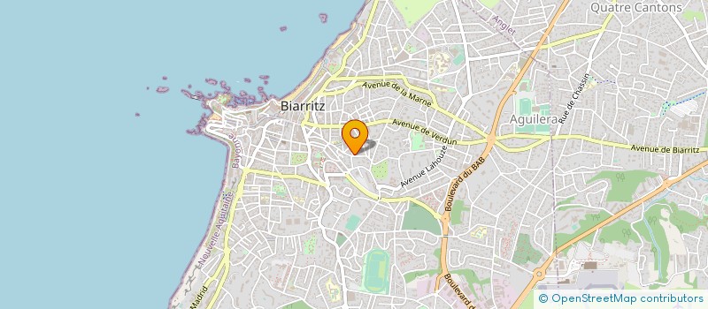 localisation de l'entreprise BUREAU COMMISSION COURTAGE INTERNATIONAL à BIARRITZ