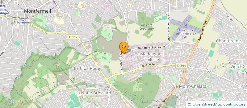 localisation de l'entreprise BUREAU COMMUNICATION IMPRIMERIE à CHELLES
