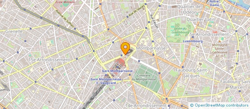 localisation de l'entreprise BUREAU COMPTABILITE CONSEIL EN GESTION à PARIS
