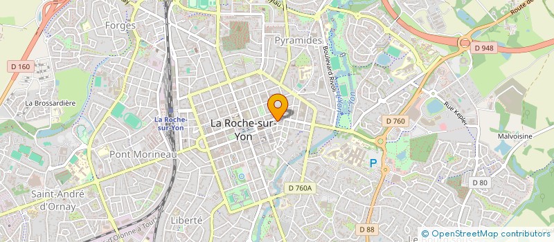 localisation de l'entreprise BUREAU CONCEPT VENDEE à LA ROCHE-SUR-YON