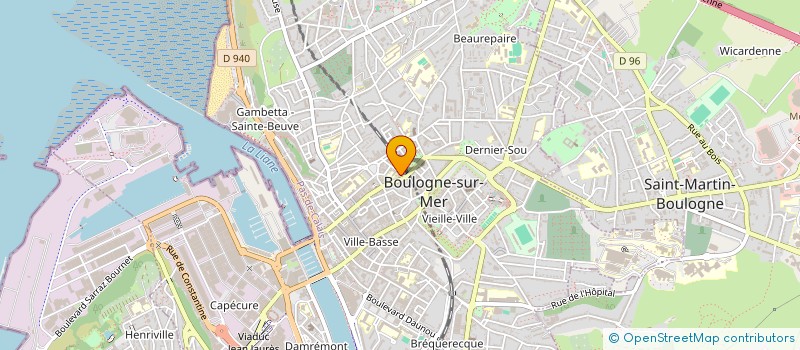 localisation de l'entreprise BUREAU & CONSEIL à BOULOGNE-SUR-MER