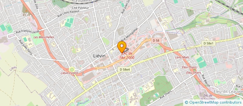 localisation de l'entreprise BUREAU CONSEIL  LIEVIN