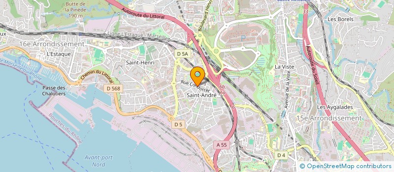 localisation de l'entreprise BUREAU CONSEIL PROTECTION CONSTRUCTION à MARSEILLE