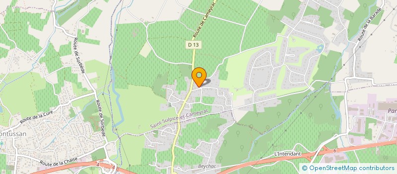 localisation de l'entreprise BUREAU CONSEIL SECRETARIAT  SAINT-SULPICE-ET-CAMEYRAC