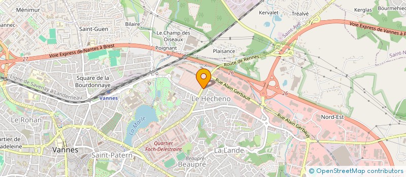 localisation de l'entreprise BUREAU CONTROLE CELTIK SURETE à VANNES