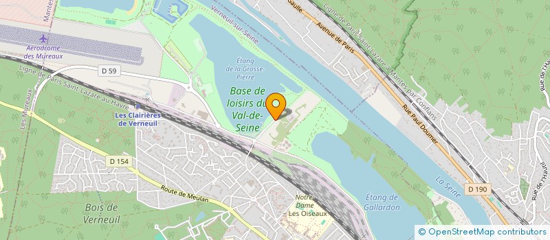 localisation de l'entreprise BUREAU COORDINATION CERAMIQUE BATIMENT à VERNEUIL-SUR-SEINE