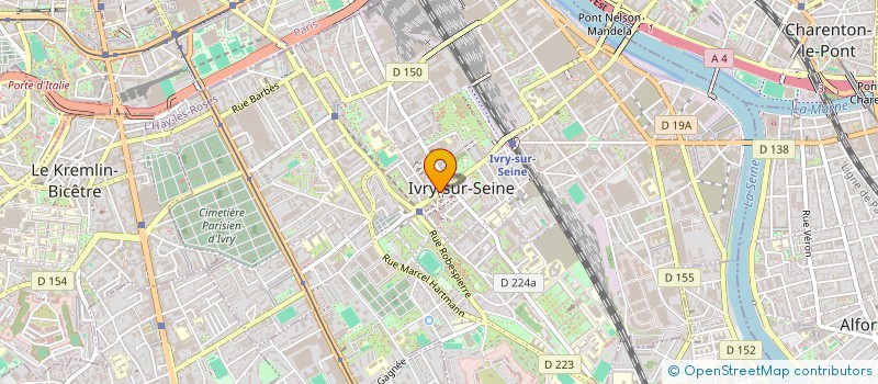 localisation de l'entreprise BUREAU COORDINATION SERVICES ENTREPRISES à IVRY-SUR-SEINE