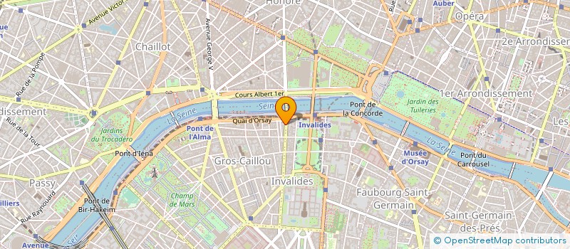 localisation de l'entreprise BUREAU CULTUREL AMBASSADE DES EAU à PARIS