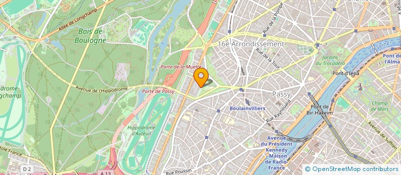 localisation de l'entreprise BUREAU CULTUREL AMBASSADE DU GABON  PARIS