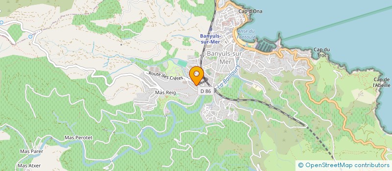 localisation de l'entreprise BUREAU D'AIDE SOCIALE  BANYULS-SUR-MER