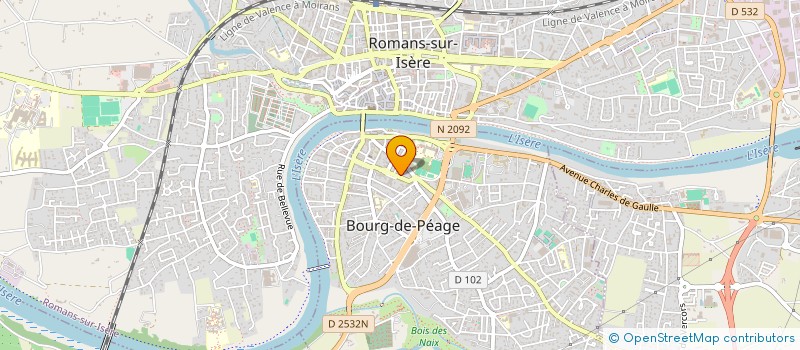 localisation de l'entreprise BUREAU D AIDE SOCIALE BUVETTE à BOURG-DE-PEAGE