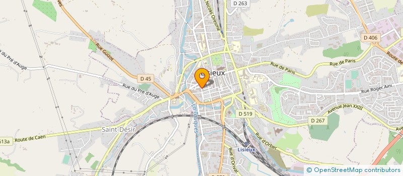 localisation de l'entreprise BUREAU D'APPUI AUX CHERCHEURS D'EMPLOI à LISIEUX