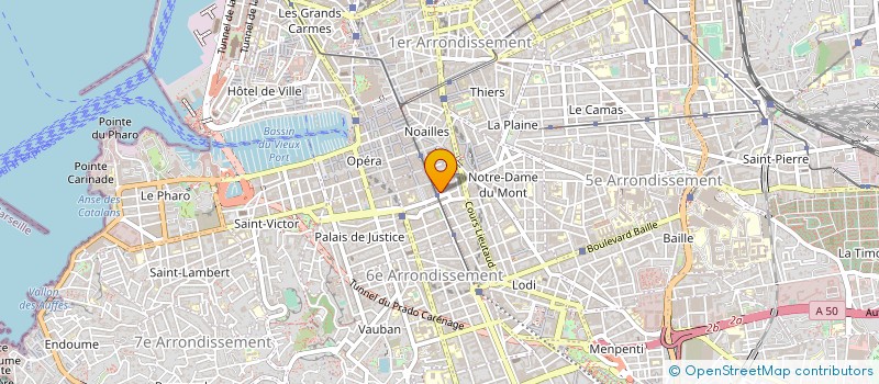 localisation de l'entreprise BUREAU D'EDITION ET DE COORDINATION à MARSEILLE