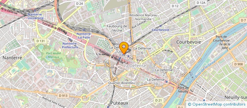 localisation de l'entreprise BUREAU D'ENQUETES SUR LES EVENEMENTS DE MER à PUTEAUX