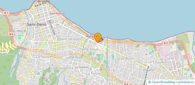 localisation de l'entreprise BUREAU D'ENTRAIDES SOCIALES à SAINT-DENIS