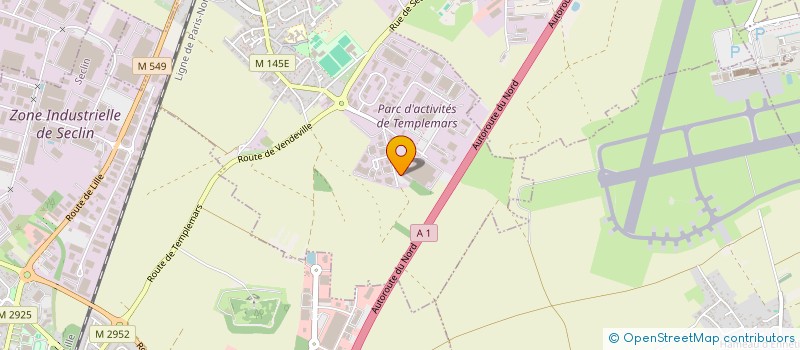 localisation de l'entreprise BUREAU D'ETUDE ATHEMES  TEMPLEMARS