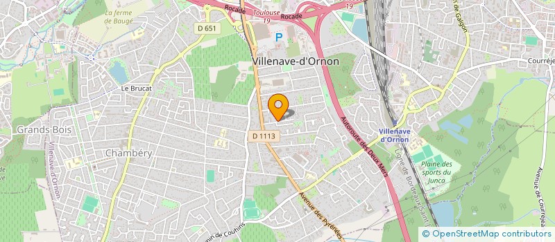 localisation de l'entreprise BUREAU D'ETUDE AUDIT & CONSEIL ENERGETIQUE à VILLENAVE-D'ORNON