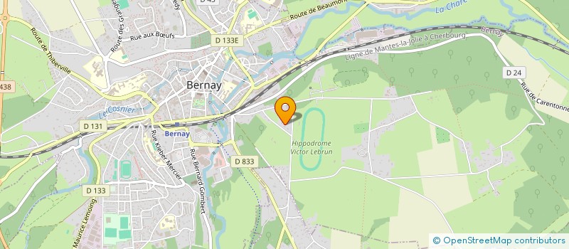 localisation de l'entreprise BUREAU D'ETUDE BATIMENT BUILD CONCEPTION à BERNAY