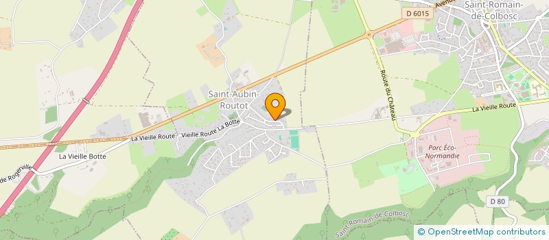 localisation de l'entreprise BUREAU D'ETUDE CONSTRUCTION HABITATION  SAINT-AUBIN-ROUTOT