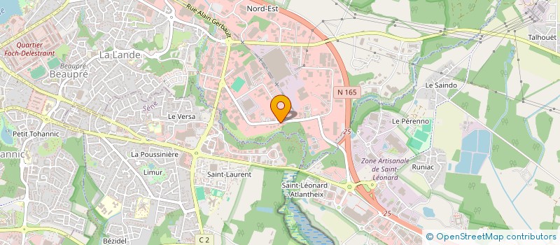 localisation de l'entreprise BUREAU D'ETUDE COOPERATIF POUR LA MAITRISE DE L'ENERGIE 56 à VANNES
