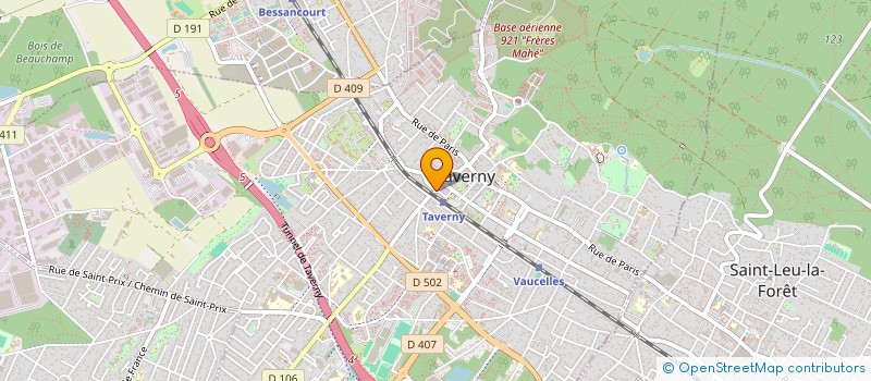 localisation de l'entreprise BUREAU D'ETUDE DE CONSEILS ET D'INGENIERIE EN ASCENSEURS à TAVERNY
