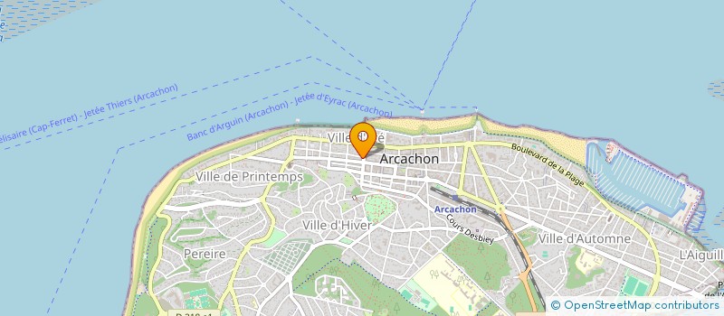 localisation de l'entreprise BUREAU D ETUDE DU LITTORAL à ARCACHON