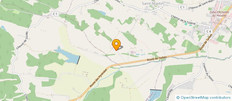 localisation de l'entreprise BUREAU D ETUDE EN ELECTRICITE  SAINT-MARTIN