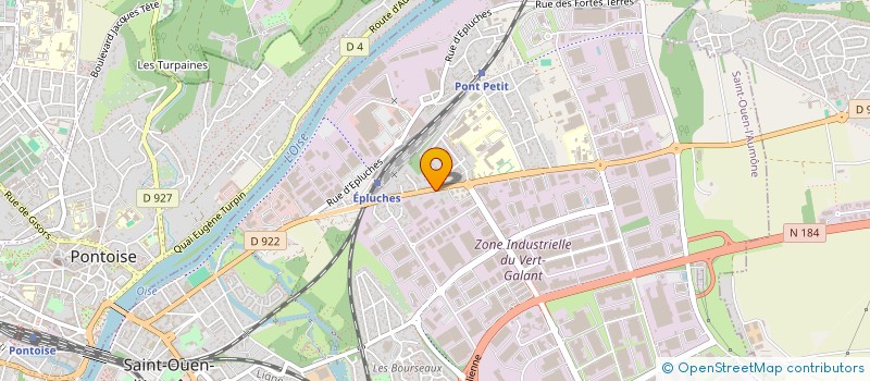 localisation de l'entreprise BUREAU D ETUDE EN SERRURERIE ET METALLERIE à SAINT-OUEN-L'AUMONE
