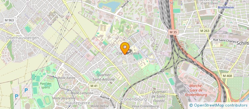 localisation de l'entreprise BUREAU D'ETUDE ET DE RECHERCHE OPERATIONNELLE EN ENERGIE à STRASBOURG