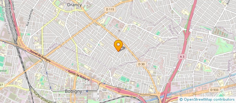 localisation de l'entreprise BUREAU D ETUDE PARISIEN  DRANCY