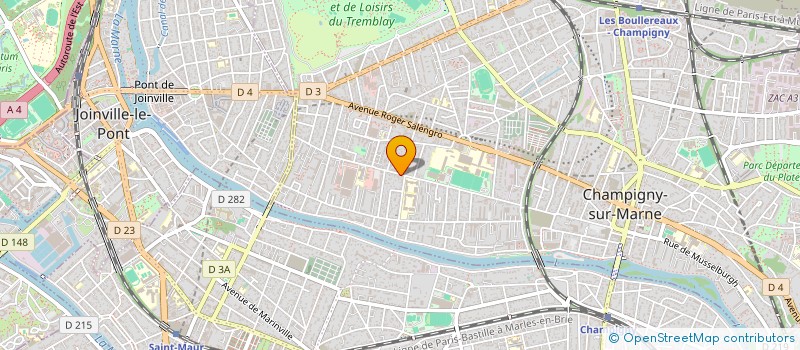localisation de l'entreprise BUREAU D'ETUDE PEDAGOGIQUE PERSONNALISE à LOGNES