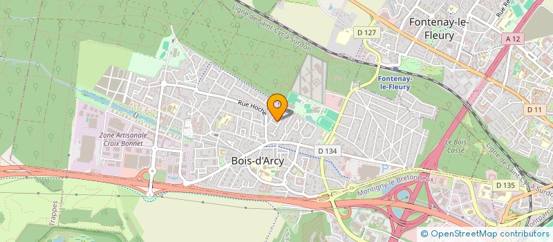 localisation de l'entreprise BUREAU D'ETUDE SERRURERIE ET CHARPENTE - BESC à BOIS-D'ARCY