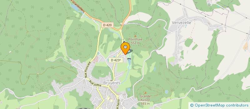 localisation de l'entreprise BUREAU D'ETUDE THERMAIR à BRUYERES