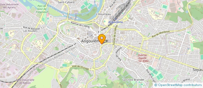 localisation de l'entreprise BUREAU D ETUDE THERMIQUE CHARENTAIS à ANGOULEME