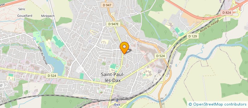 localisation de l'entreprise BUREAU D ETUDES 3C à SAINT-PAUL-LES-DAX