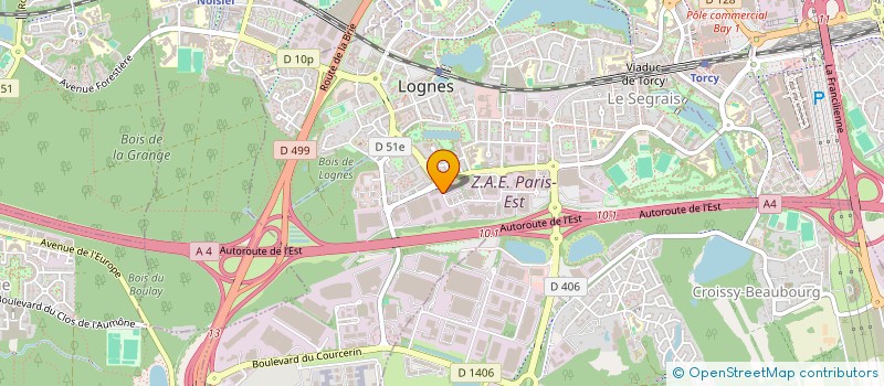 localisation de l'entreprise BUREAU D'ETUDES AIROLDI à LOGNES