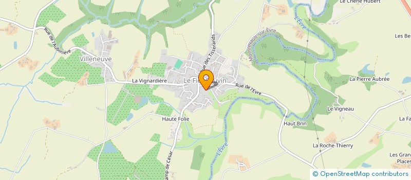 localisation de l'entreprise BUREAU D'ETUDES ANGEBAULT GUILLAUME  MAUGES-SUR-LOIRE