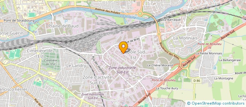 localisation de l'entreprise BUREAU D'ETUDES ANZEMBERG à CESSON-SEVIGNE