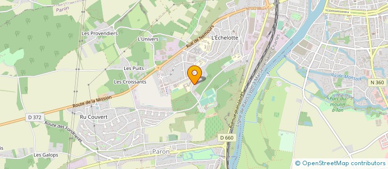 localisation de l'entreprise BUREAU D ETUDES B.J. à PARON