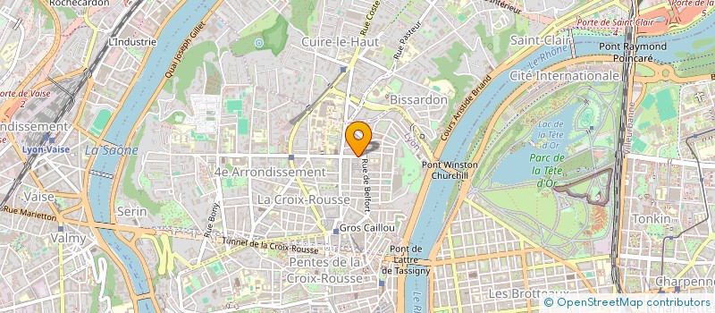 localisation de l'entreprise BUREAU D ETUDES B ROUCHON à LYON