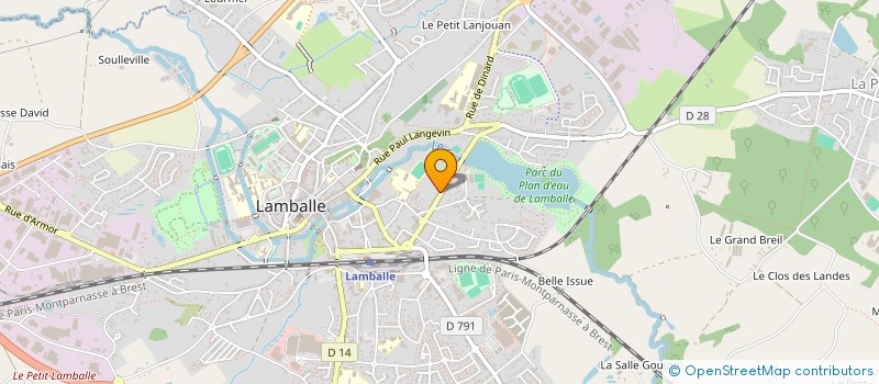 localisation de l'entreprise BUREAU D'ETUDES CASSAN  LAMBALLE-ARMOR