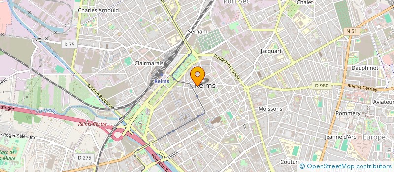 localisation de l'entreprise BUREAU D'ETUDES CAUTAIN à REIMS