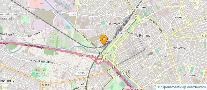 localisation de l'entreprise BUREAU D'ETUDES CHAMPENOIS à REIMS
