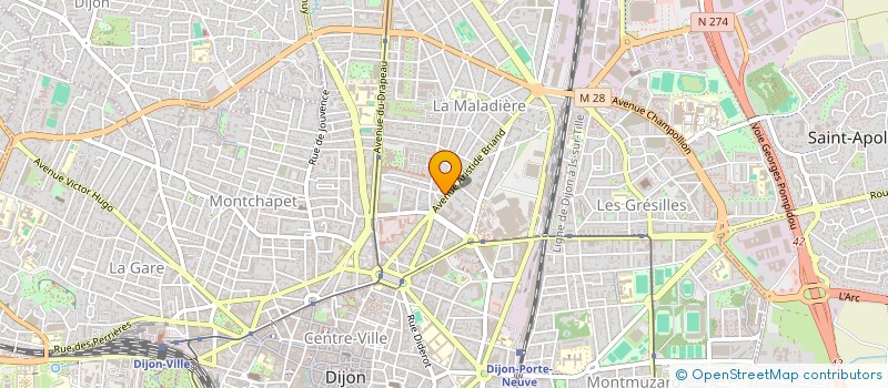 localisation de l'entreprise BUREAU D'ETUDES CHARPENTE METALLIQUE à DIJON